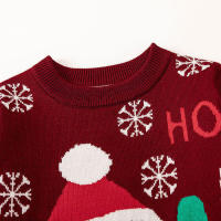 Suéter informal tejido con estampado de renos para niños y niñas, suéteres de árbol de Navidad, ropa cálida para bebés, Año Nuevo - details 15