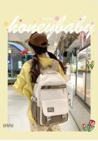 Mochila escolar de gran capacidad para niñas adolescentes, mochila grande de nailon resistente al agua para estudiantes de secundaria - details 0
