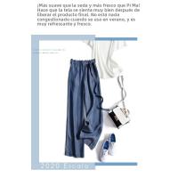 Pantalones Vaqueros de Tencel Suave y Delgado Pantalones de Pierna Ancha de Verano para Mujeres - details 4