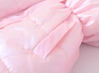 Manténgase abrigado y parece con estilo: chaqueta térmica con capucha para niña con acolchado alternativo de plumón para invierno - details 13