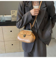 Elegante bolso cruzado negro para mujer, bolso de hombro retro chic con cierre dorado, perfecto para la moda de otoño e invierno - details 17