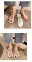 Sandalias de mujer de gran tamaño con diamantes de imitación nuevas de verano - details 6