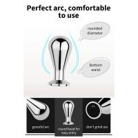 Leten Vibrador de Metal con Control Remoto Inalámbrico Vibradores Dilatador Anal para Hombres Adultos Coqueteo Masturbación Adultos. - details 2