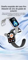 Reloj inteligente P59 para hombres y mujeres, reloj inteligente SANLEPUS con pantalla HD de 2,01 pulgadas, llamadas Bluetooth, notificaciones, más de 100 modos deportivos, monitor de salud para frecuencia cardíaca, oxígeno en sangre y sueño, IP67, compati - details 3