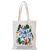 Bolsa de Lienzo Impresa Bolsa Ecológica para Compras Diseño de Dibujos Animados Lining de Poliéster - details 7