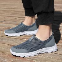 Zapatillas Casuales Ligeras para Hombres 2023 Zapatos de Caminata al Aire Libre Antideslizantes con Estilo - details 8