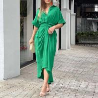 Vestido casual de manga corta de moda de verano para mujer - details 1