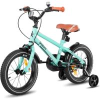 Bicicleta Infantil 14/16/18/20 Pulgadas para niñas y niños de 3-13 años, 14/16/18/20 Pulgadas Bicicleta para niños con estabilizadores (Rosa, Beige, Azul, Plata, Verde) - details 81