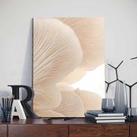 Póster de Paisaje Beige Marco JUBEER Pintura Nórdica de Otoño en Lienzo para Decoración de Interiores Tema Arte Mural para Sala de Estar Sin Marco - details 9