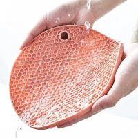 Tapetes prácticos en forma de panal, salvamanteles de silicona resistentes al calor, protegen tus encimeras con este elegante mantel individual - details 2