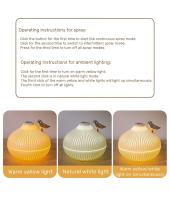 300ml USB Humidificador de Aire Mini Difusor de Aroma de Agua con Luz LED Cálida de Noche para el Hogar Habitación Humidificador Ultrasónico de Niebla Fría - details 10