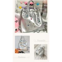 Bolso De Cadena, Bolso De Diamantes De Moda, Bolso De Mano De Diamantes De Colores, Mochila Versátil Tipo Cubo De Gran Capacidad. - details 1