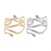 69HB Retro griego romano abierto pulsera de serpiente brazalete superior del brazo Cufrmlet Festival joyería de danza nupcial - details 0