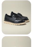 Nuevos zapatos de hombre, zapatos de cuero genuino de alta gama, de cuero vacuno puro, casuales, con suela suave. - details 6