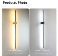 Lámpara LED de pared larga para interiores, iluminación moderna para dormitorio, sala de estar, sofá, fondo, candelabro de pared para decoración del hogar, mesita de noche - details 2