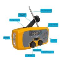 Radio Portátil con Cable Cargador de Manivela Radios de Manivela Linterna de Manivela - details 7
