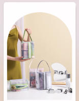 Bolsa de malla para artículos de tocador, soporte portátil para brochas y cosméticos, caja organizadora de accesorios de viaje, bolsa de lavado para playa, bolsa de belleza para mujer, nuevo - details 3