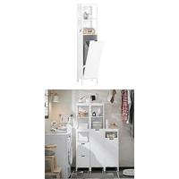 SoBuy Armario de Baño Mueble Baño Auxiliar Organizador con 1 Comportamiento Abierto y 2 Puertas 70 x 35 x 90 cm Blanco BZR121-W ES - details 17