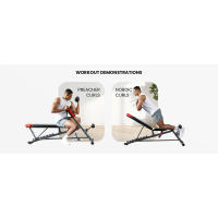 Peso FID multifuncional de forma más fina para un entrenamiento corporal completo todo en uno: extensión de espalda hiper, silla romana, asiento abdominal ajustable - details 2