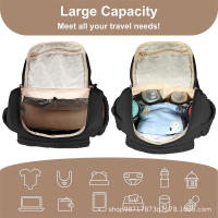 Bolsas de pañales para mamá, bolsa colgante para cochecito de bebé, mochilas de pañales de gran capacidad con cambiador, cómodas bolsas de lactancia para bebé - details 5