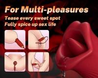 Empaque privado SEX Vibrador de lengua telescópico para clítoris y estimulación del punto G - details 25