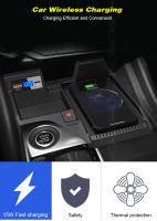 Cargador Inalámbrico Qi para Automóvil 15W Panel de Carga Rápida para Teléfono Móvil Accesorios de Interior para Nissan Sylphy/ Sentra 2020-2023 - details 1