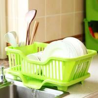 Organizador de Cocina Estante de Secado de Platos con Tabla de Drenaje - details 3