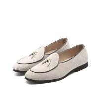 2021 China Compras en línea Moda Marca italiana Zapatos de cuero casuales de lujo para hombres - details 11