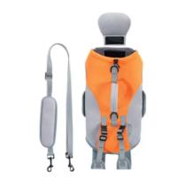 Con chaqueta enfriadora para mascotas con hombro desmontable, transpirable, soporte completo, mochila de abrazo Horizontal, manos libres - details 3