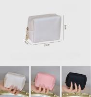 Bolsa de Maquillaje Impermeable de Cuero PU Color Sólido, Tamaño Pequeño, Ideal para Viajes - details 6