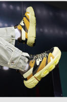 Zapatos coloridos de moda versátiles de explosión de tendencia cálida densa gruesa de cuero genuino para hombres - details 12