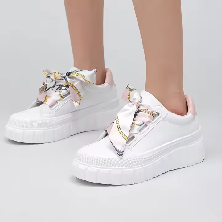 Zapatillas de Mujer de Moda de Verano Tacón de Plataforma de Tamaño Grande - 1