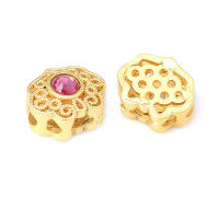 Pulseras de Abalorios Nepalaesas Estilo Vintage de Metal Dorado Mate 5PCS Accesorios de Joyería DIY - details 25