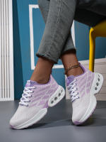 Zapatillas de moda para mujer Cómodas Ligeras Casual Flyweave Mesh Zapatillas Moda Transpirable Running Shoes - details 4