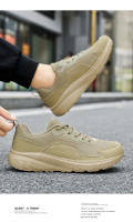 2025 primavera nuevos zapatos de los hombres zapatos deportivos antideslizantes absorción de golpes botón giratorio al aire libre senderismo zapatos de senderismo zapatos de jogging de los hombres - details 6