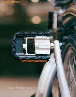 ROCKBROS-par de pedales plegables para bicicleta de montaña, pedales antideslizantes de aluminio, rodamientos autolubricantes para ciclismo - details 0