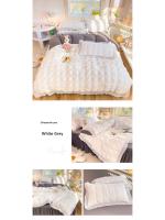 Conjunto de Cama de Princesa Rdovkxua Rufa de Algodón Sólido, Funda de Cojín de Rey y Reina, Falda de Cama con Volantes para Mujeres - details 17