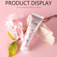 LAIKOU Japón Sakura crema de esencia flor de cerezo crema Facial hidratante reducción de poros cosméticos colágeno cuidado de la piel - details 2