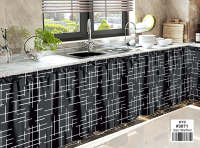 HTC Lababo-cortina corta para cocina, 150x70cm - details 51