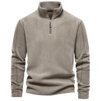 Chaqueta de Vellón Cálida y Gruesa para Hombres Cuello con Cremallera Suéter Suave de Carcasa Müller - details 3