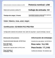 Mini Instrumento Portátil de Belleza Vibración de Alta Calidad para Reafirmar y Estilizar la Piel - details 12
