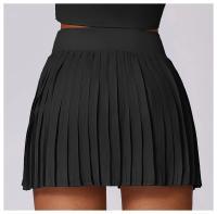 Falda plisada de Yoga versátil para mujer, falda blanca de lujo para tenis, Fitness, correr, transpirable, corte en A, pantalones de Golf, verano - details 10