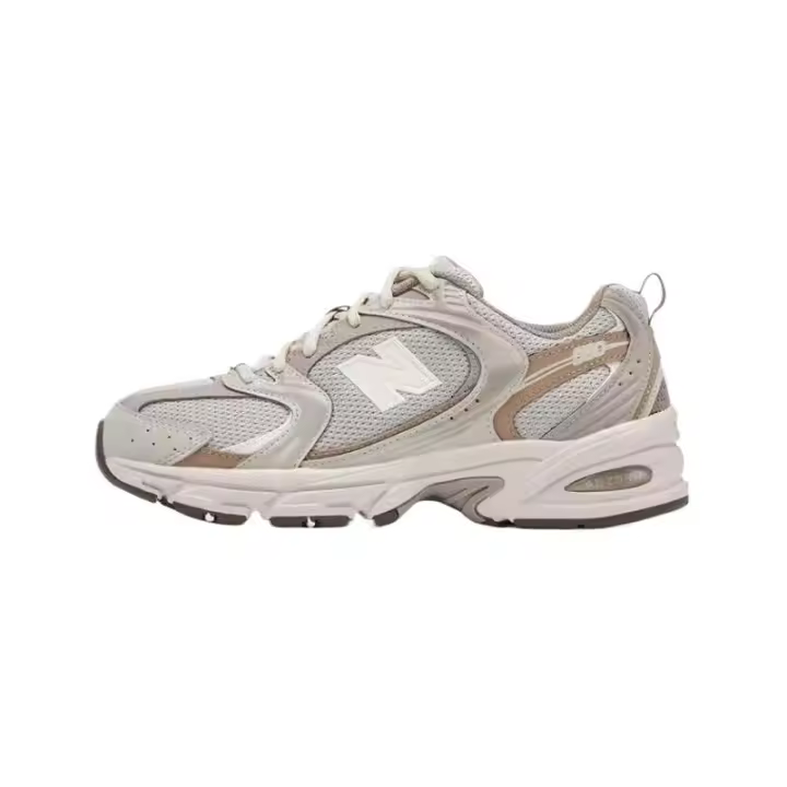 【Tienda insignia oficial】 Leten NB 530 Calzado deportivo casual para hombre y mujer Gris claro - 1