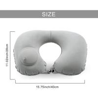 Almohada de Viaje Inflable Super Ligera Almohada Cervical en Forma de U para Aviones - details 5