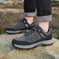 Zapatillas de senderismo al aire libre para hombre, zapatos de Trekking con cordones, para escalada de montaña, transpirables - details 6