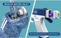 Pistola de agua eléctrica con gran capacidad, juguete automático de 32 pies, tiro de larga distancia, impermeable - details 1