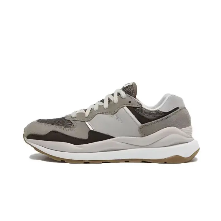 Shoufeistore 5740 Yuanes Ancestro Gris Papá Zapatos Pareja Retro Zapatos Para Correr De Los Hombres Y Las Mujeres Zapatos Deportivos - 1
