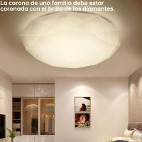Panel de luz de techo de 18 W y 36 W, decoración de cocina y sala de estar, iluminación interior moderna, material de cuerpo de plástico y pantalla de resina. - details 1