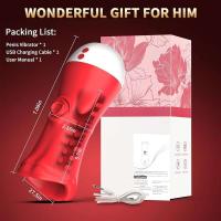 Leten Vibrador Automático de Garganta Profunda Cup de Entrenamiento para Hombres - details 4
