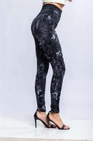 Body de mezclilla estampado para mujer, leggings elásticos, cintura alta, levantamiento de cadera, pantalones Kasur, entrenamiento, correr, gimnasio - details 9